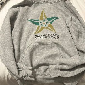 *vintage* graphic hoodie gymnastics